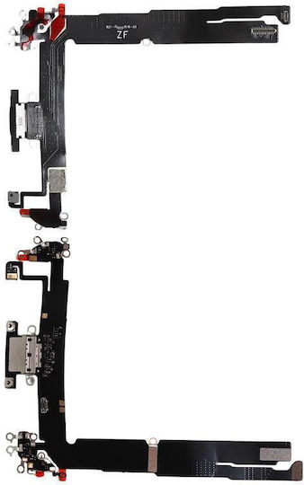Kabel mit Anschluss zum Aufladen in Schwarz Farbe für iPhone 16 Plus