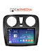 Carmedia Car Audio System for Dacia Dokker 2012 (Bluetooth/USB/WiFi/GPS/Apple-Carplay/Android-Auto) with Touch Screen 9"