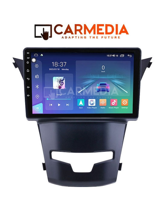Carmedia Car Audio System for Ssangyong Korando 2014 (Bluetooth/USB/WiFi/GPS/Apple-Carplay/Android-Auto) with Touch Screen 9"