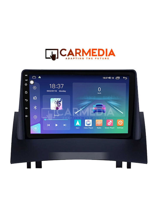 Carmedia Car Audio System for Renault Megane 2002-2008 (Bluetooth/USB/WiFi/GPS/Apple-Carplay/Android-Auto) with Touch Screen 9"