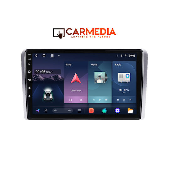 Carmedia Car Audio System for Alfa Romeo Mito 2008 (Bluetooth/USB/WiFi/GPS/Apple-Carplay/Android-Auto) with Touch Screen 9"