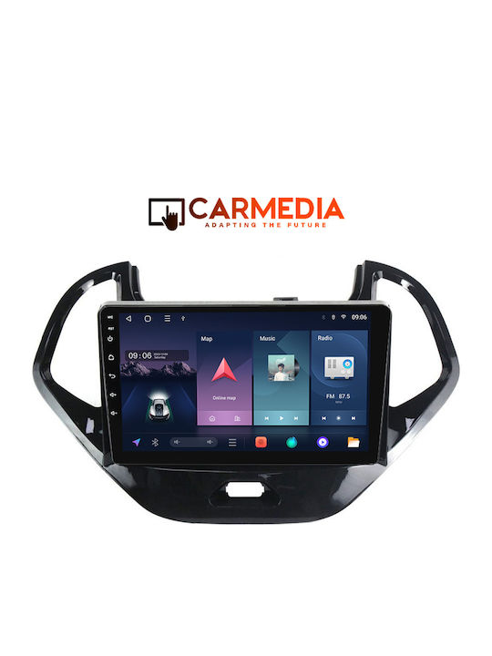 Carmedia Car Audio System for Ford Ka 2017 (Bluetooth/USB/WiFi/GPS/Apple-Carplay/Android-Auto) with Touch Screen 9"