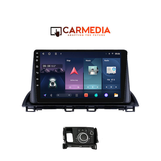 Carmedia Car Audio System for Mazda CX-4 2014 (Bluetooth/USB/WiFi/GPS/Apple-Carplay/Android-Auto) with Touch Screen 9"