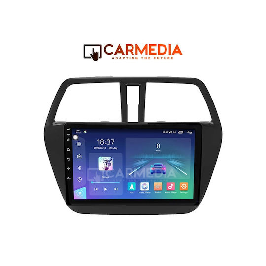 Carmedia Ηχοσύστημα Αυτοκινήτου για Suzuki SX4 S-Cross 2014 (Bluetooth/USB/WiFi/GPS/Apple-Carplay/Android-Auto) με Οθόνη Αφής 9"