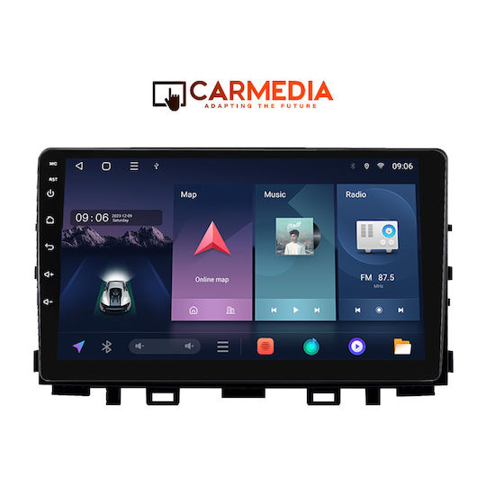 Carmedia Car Audio System for Kia Rio / Stonic 2018 (Bluetooth/USB/WiFi/GPS/Apple-Carplay/Android-Auto) with Touch Screen 9"