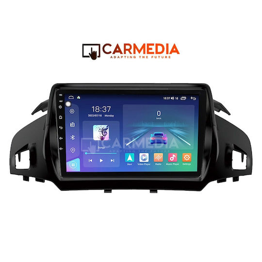 Carmedia Car Audio System for Ford Kuga / C-Max 2011 (Bluetooth/USB/WiFi/GPS/Apple-Carplay/Android-Auto) with Touch Screen 9"