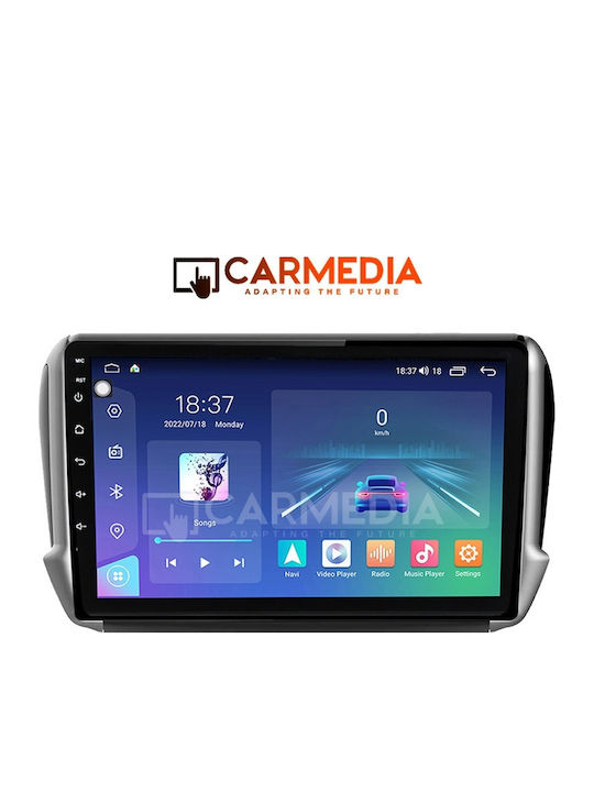 Carmedia Car Audio System for Peugeot 2008 2015 (Bluetooth/USB/WiFi/GPS/Apple-Carplay/Android-Auto) with Touch Screen 10"