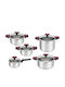 Tefal Cookandclip Σετ Κατσαρόλες 5τμχ