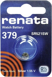 Renata 379/SR521SW Μπαταρίες Silver Oxide SR63 1.55V 10τμχ Renata 379/SR521SW Μπαταρίες Silver Oxide SR63 1.55V 10τμχ