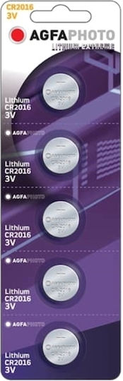 AgfaPhoto Batterie Lithium für Uhren CR2016 3V 1Stück