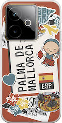 Ticket To Palma De Mallorca Realme Gt 7 5g Гъвкав TPU Прозрачен Силикон Ticket To Palma De Mallorca Realme Gt 7 5g Гъвкав TPU Прозрачен Силикон