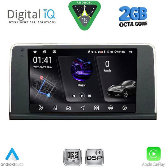 Digital IQ Ηχοσύστημα Αυτοκινήτου για BMW X5 (E70) / X6 (E71) 2009-2013 (Bluetooth/USB/WiFi/GPS/Apple-Carplay/Android-Auto) με Οθόνη Αφής 9"