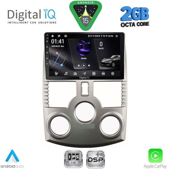 Digital IQ Ηχοσύστημα Αυτοκινήτου για Daihatsu Terios 2006-2017 (Bluetooth/USB/WiFi/GPS/Apple-Carplay/Android-Auto) με Οθόνη Αφής 9"