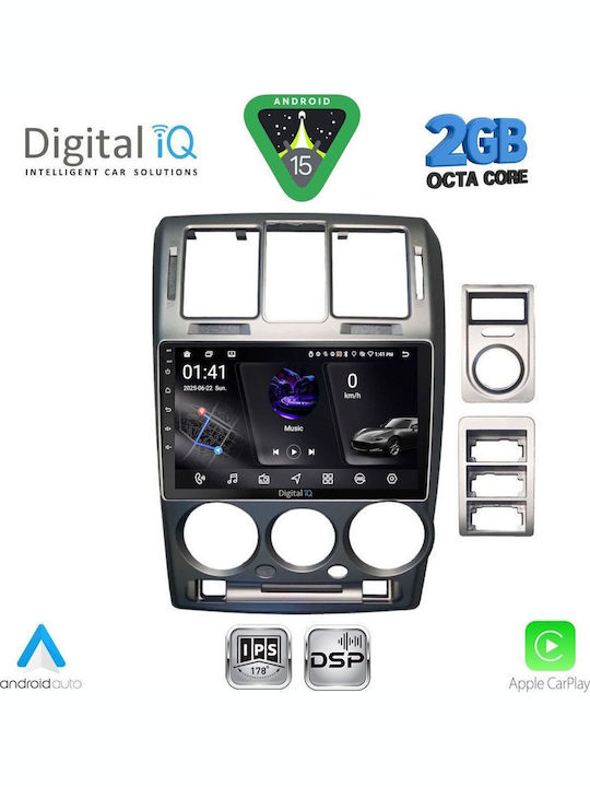 Digital IQ Car Audio System for Hyundai Getz 2002-2011 (Bluetooth/USB/WiFi/GPS/Apple-Carplay/Android-Auto) with Touch Screen 9"