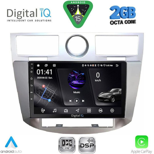 Digital IQ Auto-Audiosystem Chrysler Sebring 2008-2010 (Bluetooth/USB/WiFi/GPS/Apple-Carplay/Android-Auto) mit Touchscreen 9"