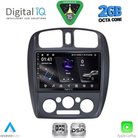Digital IQ Car Audio System for Mazda 323 1998-2004 (Bluetooth/USB/WiFi/GPS/Apple-Carplay/Android-Auto) with Touch Screen 9"
