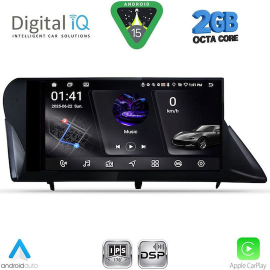 Digital IQ Car Audio System for Lexus RX 2009-2014 (Bluetooth/USB/WiFi/GPS/Apple-Carplay/Android-Auto) with Touch Screen 9"