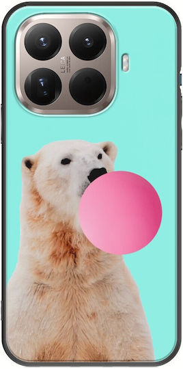 Bubblegum Polar Bear Xiaomi 15t Pro 5g Black Tpu Μαύρη Σιλικόνη