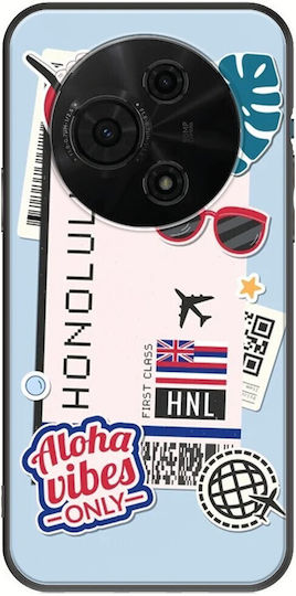 Ticket To Honolulu Tcl 605 Schwarze TPU Μαύρη Σιλικόνη