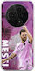 Football Stars Lionel Messi Miami Tcl 605 Flexible TPU Transparent Silicone