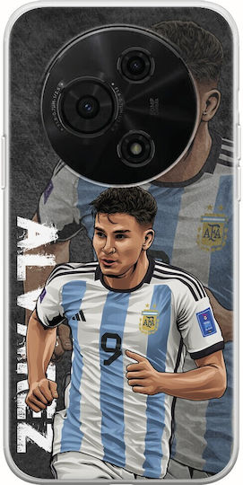 Football Stars Julian Alvarez Argentina Tcl 605 Flexible TPU Transparent Silicone