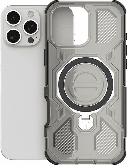 Techsuit Carbon Umschlag Rückseite Schwarz (Xiaomi 15T Pro)