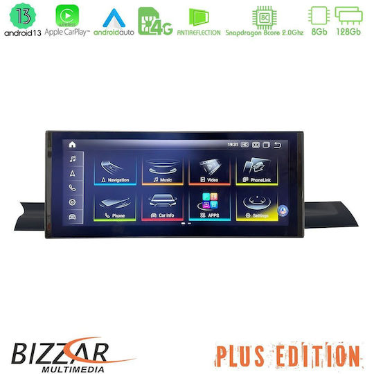 Bizzar Auto-Audiosystem für Audi A4 / A5 2023 (Bluetooth/USB/AUX/WiFi/GPS/Apple-Carplay/Android-Auto/Notenblätter) mit Touchscreen 10.25"