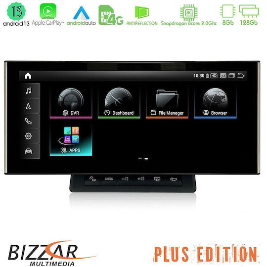 Bizzar Ηχοσύστημα Αυτοκινήτου για Audi A6 2009-2011 (Bluetooth/USB/AUX/WiFi/GPS/Apple-Carplay/Android-Auto/CD) με Οθόνη Αφής 10.25"