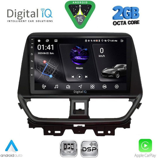 Digital IQ Car Audio System for Suzuki Baleno 2022 (Bluetooth/USB/WiFi/GPS/Apple-Carplay/Android-Auto) with Touch Screen 9"