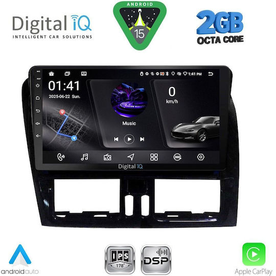 Digital IQ Ηχοσύστημα Αυτοκινήτου για Volvo XC 60 2009-2017 (Bluetooth/USB/WiFi/GPS/Apple-Carplay/Android-Auto) με Οθόνη Αφής 9"