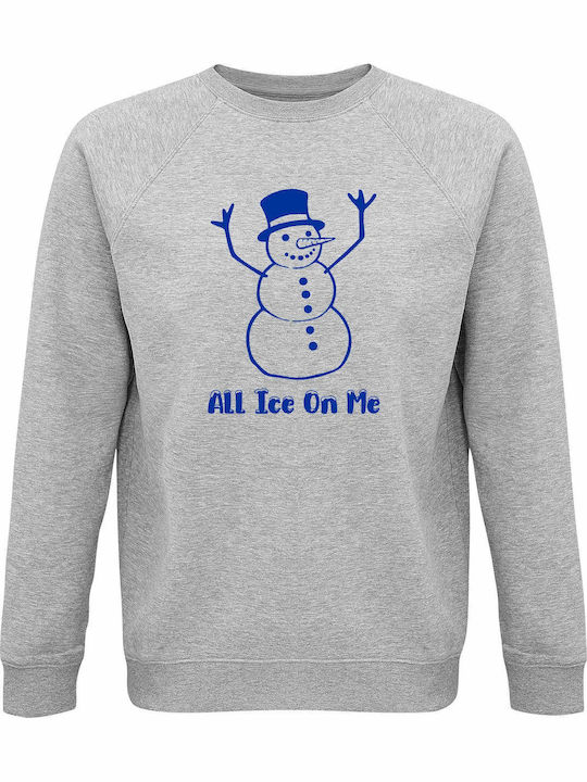 Sweatshirt Unisex Organic " All Ice On Me Winte...