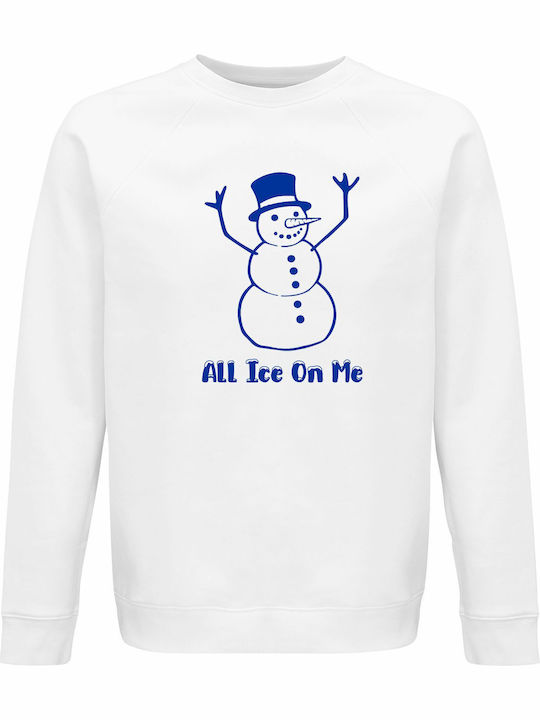 Sweatshirt Unisex Organic " All Ice On Me Winte...