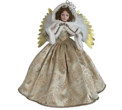 Porcelain Doll Angel Light Movement Music 60cm