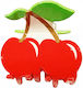 Set 12 Cherry Hair Clips Claws A51001-1