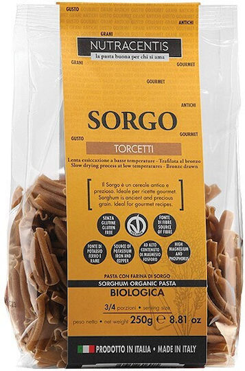 Casarecce Făină De Sorghum Vegan Produs Organic Fara Gluten 250gr
