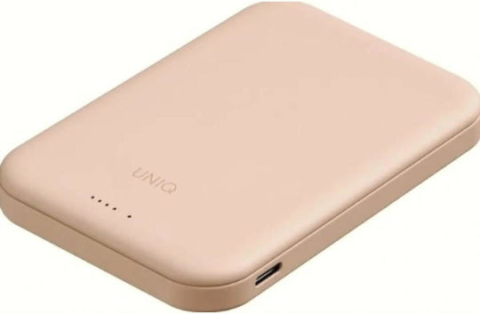 Uniq Lyden Lexa MagSafe Power Bank 5000mAh 20W με Θύρα USB-C Power Delivery Ροζ