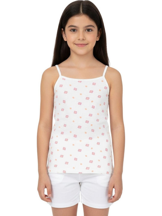 Defne Baby Purple Daisies Kids' Set Boxer with Undershirt Sleeveless Purple