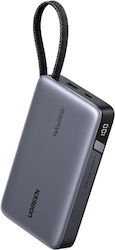 Ugreen PB551 Power Bank 20000mAh 145W with USB-A Port and USB-C Port Power Delivery Gray Ugreen PB551 Power Bank 20000mAh 145W with USB-A Port and USB-C Port Power Delivery Gray