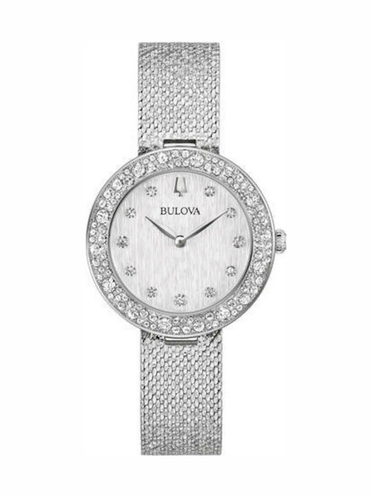 Bulova Damen Uhr mit Silber Metallarmband