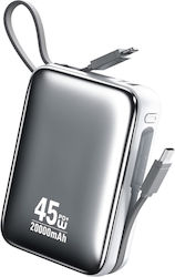 WK WP-50 20000mAh 45W Λευκό