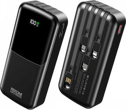 WK WP-66 20000mAh 22.5W Μαύρο