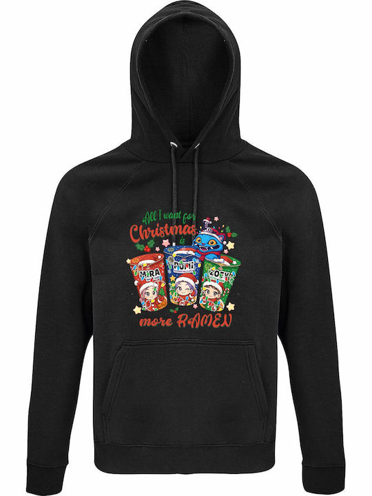 kirikoko Kids Sweatshirt with Hood Black All I ...