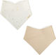 Bimbidreams Happy Forest Waterproof Bandana from 100% Cotton Baby Bibs 2 Pieces