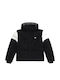 Kids' Casual Jacket with Lining & Hood Black