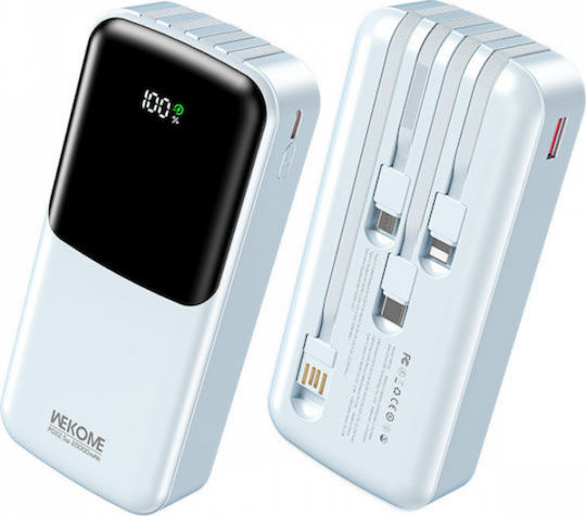 WK WP-66 Външна Батерия 20000mAh 22.5W Power Delivery Синя