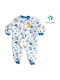 Nansydimo Winter Schlafsack mit Füßen Blau