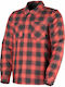 Icon Fallblock Winter Herren Motorradjacke Black/Red