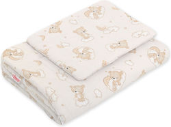 Newborn Σετ Λίκνου Beige 2τμχ