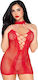 Leg Avenue 81675 Halter Minikleid Rote Einheits...