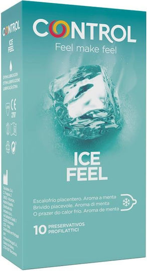 Control Feel Make Feel Προφυλακτικά Ice Feel 10τμχ 53mm Natural
